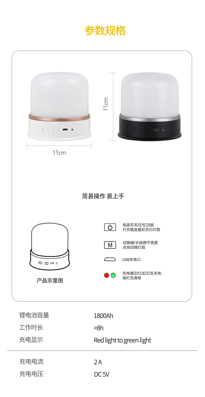 智能小夜燈的參數(shù) 智能小夜燈的參數(shù)